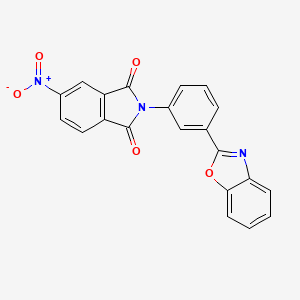 2-[3-(1,3-benzoxazol-2-yl)phenyl]-5-nitro-1H-isoindole-1,3(2H)-dione