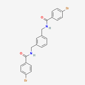 N,N'-[1,3-phenylenebis(methylene)]bis(4-bromobenzamide)