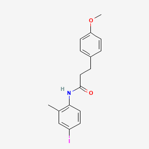 N-(4-iodo-2-methylphenyl)-3-(4-methoxyphenyl)propanamide