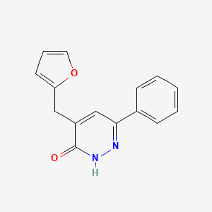 4-(2-furylmethyl)-6-phenyl-3(2H)-pyridazinone