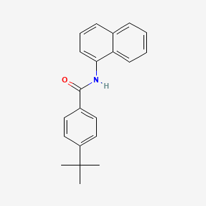 molecular formula C21H21NO B3510547 4-tert-butyl-N-1-naphthylbenzamide CAS No. 324577-46-0