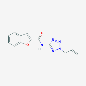 molecular formula C13H11N5O2 B351059 N-[2-(prop-2-en-1-yl)-2H-tetrazol-5-yl]-1-benzofuran-2-carboxamide CAS No. 925624-47-1
