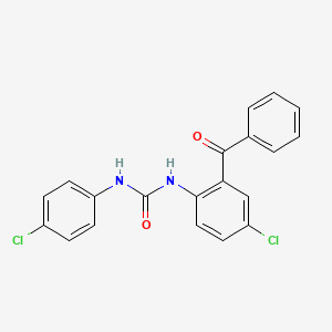 N-(2-benzoyl-4-chlorophenyl)-N'-(4-chlorophenyl)urea