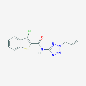 3-chloro-N-[2-(prop-2-en-1-yl)-2H-tetrazol-5-yl]-1-benzothiophene-2-carboxamide