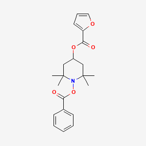 1-(BENZOYLOXY)-2,2,6,6-TETRAMETHYLPIPERIDIN-4-YL FURAN-2-CARBOXYLATE