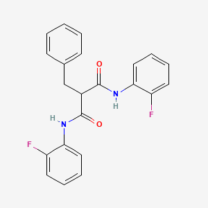 2-benzyl-N,N'-bis(2-fluorophenyl)propanediamide