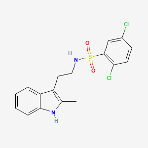 2,5-DICHLORO-N-[2-(2-METHYL-1H-INDOL-3-YL)ETHYL]BENZENE-1-SULFONAMIDE