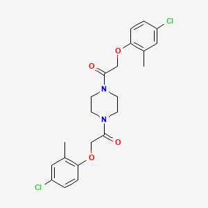 1,4-bis[(4-chloro-2-methylphenoxy)acetyl]piperazine