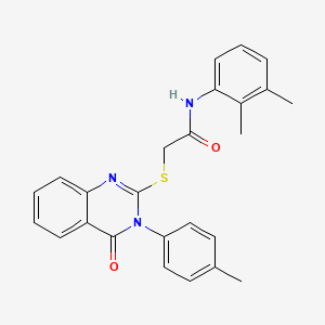 N-(2,3-dimethylphenyl)-2-{[3-(4-methylphenyl)-4-oxo-3,4-dihydroquinazolin-2-yl]sulfanyl}acetamide