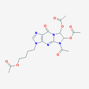 9H-Imidazo[1,2-a]purin-9-one,  5-acetyl-6,7-bis(acetyloxy)-3-[4-(acetyloxy)butyl]-3,5,6,7-tetrahydro