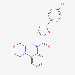 5-(4-chlorophenyl)-N-[2-(morpholin-4-yl)phenyl]furan-2-carboxamide