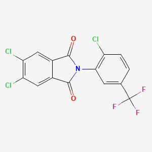 5,6-dichloro-2-[2-chloro-5-(trifluoromethyl)phenyl]-1H-isoindole-1,3(2H)-dione