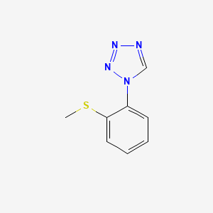 molecular formula C8H8N4S B3511728 1-[2-(methylsulfanyl)phenyl]-1H-tetrazole 