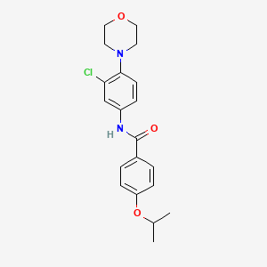 N-(3-chloro-4-morpholin-4-ylphenyl)-4-propan-2-yloxybenzamide