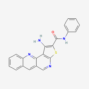 1-amino-N-phenylbenzo[b]thieno[2,3-h][1,6]naphthyridine-2-carboxamide