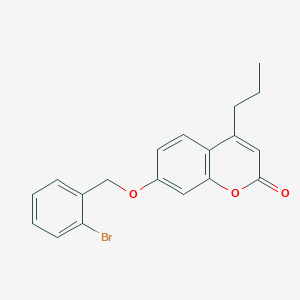 7-[(2-BROMOPHENYL)METHOXY]-4-PROPYL-2H-CHROMEN-2-ONE