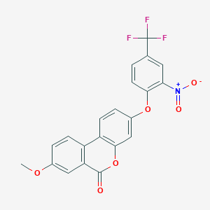 8-methoxy-3-[2-nitro-4-(trifluoromethyl)phenoxy]-6H-benzo[c]chromen-6-one