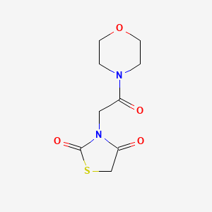 3-[2-(Morpholin-4-yl)-2-oxoethyl]-1,3-thiazolidine-2,4-dione