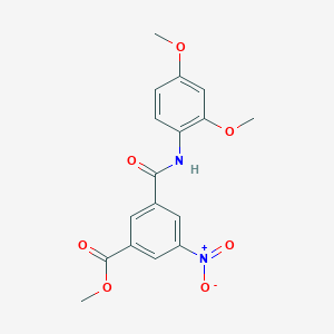 METHYL 3-[(2,4-DIMETHOXYANILINO)CARBONYL]-5-NITROBENZOATE