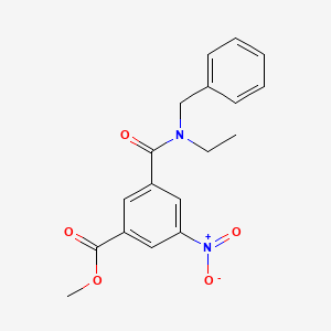 methyl 3-{[benzyl(ethyl)amino]carbonyl}-5-nitrobenzoate