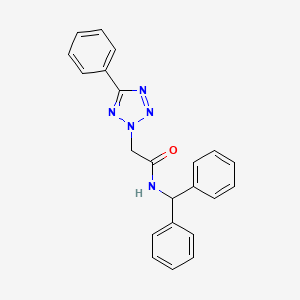 N-benzhydryl-2-(5-phenyltetrazol-2-yl)acetamide