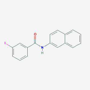 molecular formula C17H12INO B3512185 3-iodo-N-2-naphthylbenzamide 