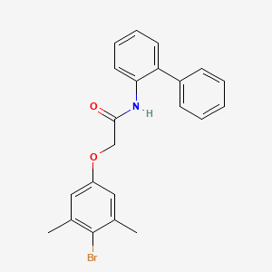 N-2-biphenylyl-2-(4-bromo-3,5-dimethylphenoxy)acetamide