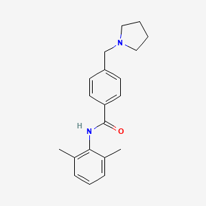 N-(2,6-dimethylphenyl)-4-(1-pyrrolidinylmethyl)benzamide