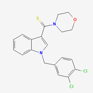 1-(3,4-dichlorobenzyl)-3-(4-morpholinylcarbonothioyl)-1H-indole