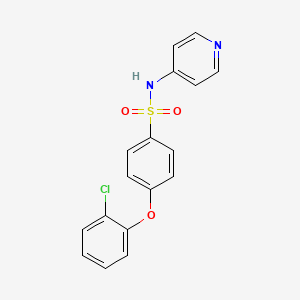 4-(2-chlorophenoxy)-N-pyridin-4-ylbenzenesulfonamide