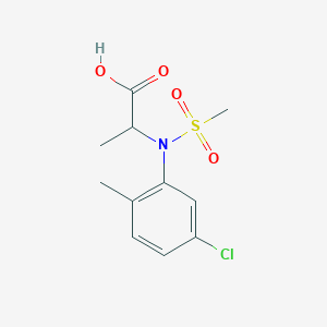 N-(5-chloro-2-methylphenyl)-N-(methylsulfonyl)alanine