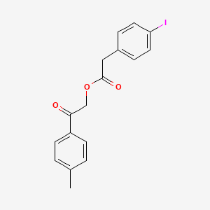 2-(4-methylphenyl)-2-oxoethyl 2-(4-iodophenyl)acetate