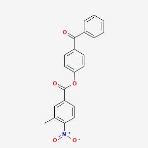 4-benzoylphenyl 3-methyl-4-nitrobenzoate