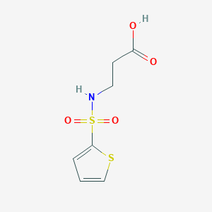 molecular formula C7H9NO4S2 B351272 3-(Thiophene-2-sulfonamido)propanoic acid CAS No. 82068-12-0