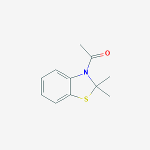 molecular formula C11H13NOS B351273 3-Acetyl-2,2-dimethylbenzothiazoline CAS No. 25111-87-9