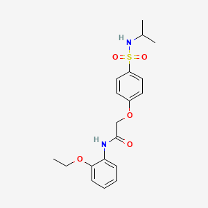 N-(2-ethoxyphenyl)-2-{4-[(isopropylamino)sulfonyl]phenoxy}acetamide