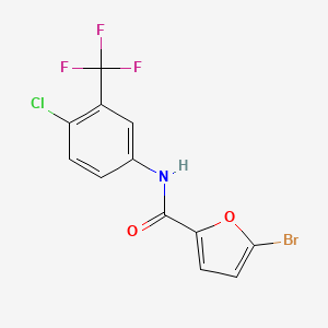 5-bromo-N-[4-chloro-3-(trifluoromethyl)phenyl]furan-2-carboxamide