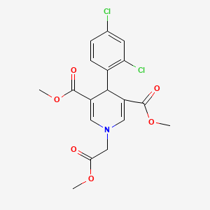 3,5-DIMETHYL 4-(2,4-DICHLOROPHENYL)-1-(2-METHOXY-2-OXOETHYL)-1,4-DIHYDROPYRIDINE-3,5-DICARBOXYLATE