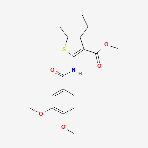 methyl 2-[(3,4-dimethoxybenzoyl)amino]-4-ethyl-5-methyl-3-thiophenecarboxylate