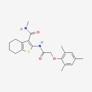 2-{[(mesityloxy)acetyl]amino}-N-methyl-4,5,6,7-tetrahydro-1-benzothiophene-3-carboxamide