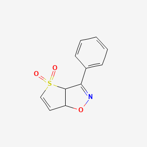 3-phenyl-3a,6a-dihydrothieno[2,3-d]isoxazole 4,4-dioxide