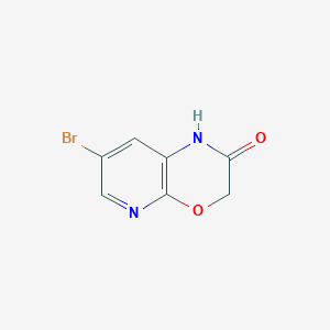 molecular formula C7H5BrN2O2 B035133 7-溴-1H-吡啶并[2,3-b][1,4]噁嗪-2(3H)-酮 CAS No. 105544-36-3