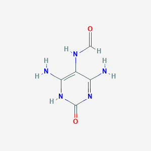 molecular formula C5H7N5O2 B351331 4,6-Diamino-2-oxo-1,2-dihydro-5-pyrimidinylformamide CAS No. 100516-79-8