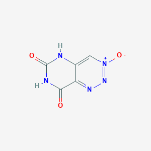 molecular formula C5H3N5O3 B351335 pyrimido[5,4-d][1,2,3]triazine-6,8(5H,7H)-dione 3-oxide CAS No. 91114-11-3