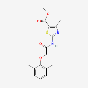 methyl 2-{[(2,6-dimethylphenoxy)acetyl]amino}-4-methyl-1,3-thiazole-5-carboxylate