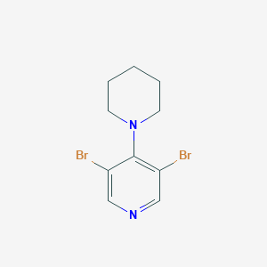 molecular formula C10H12Br2N2 B351355 3,5-二溴-4-(哌啶-1-基)吡啶 CAS No. 26885-31-4