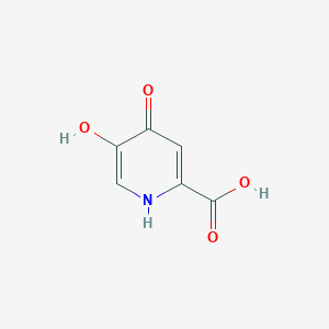 molecular formula C6H5NO4 B351357 5-Hydroxy-4-oxo-1,4-dihydropyridine-2-carboxylic acid CAS No. 43077-77-6