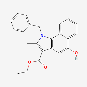 ethyl 1-benzyl-5-hydroxy-2-methyl-1H-benzo[g]indole-3-carboxylate