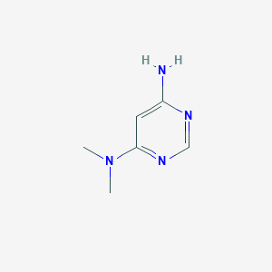 molecular formula C6H10N4 B351360 N4,N4-二甲基嘧啶-4,6-二胺 CAS No. 36314-80-4