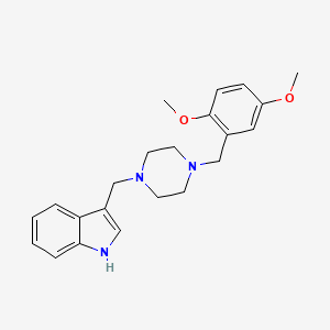 3-({4-[(2,5-Dimethoxyphenyl)methyl]piperazin-1-YL}methyl)-1H-indole